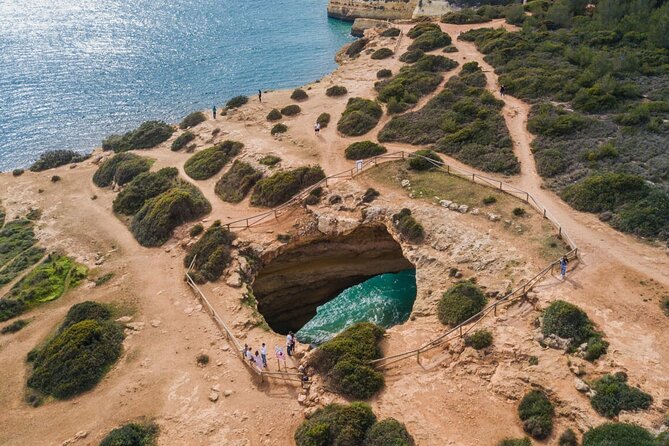 From Albufeira: Benagil Tour, Bones & Medieval Silves Castle - Praia da Marinha in ten quick minutes