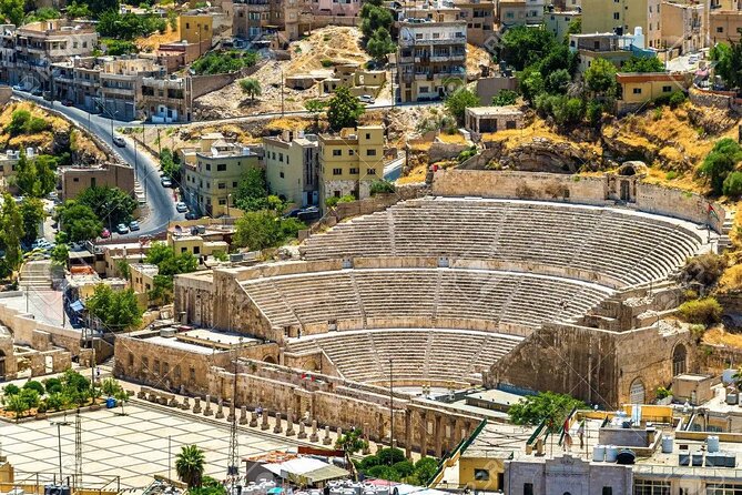 From Amman: Full-Day tour Amman city tour and desert castles - Quseir Amra and its unusual setting