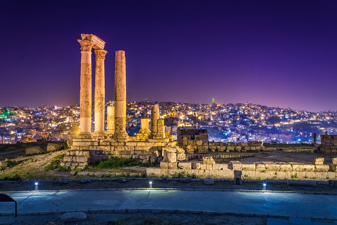 From Amman: Full-Day Tour to Amman City and Desert Castles - King Abdullah Mosque: a modern pause in the city