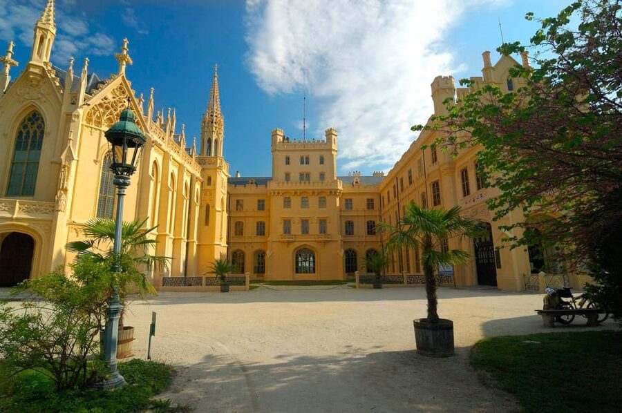 From Bratislava: Moravia: Lednice Castle and park - Lednice Castle and its storybook exterior