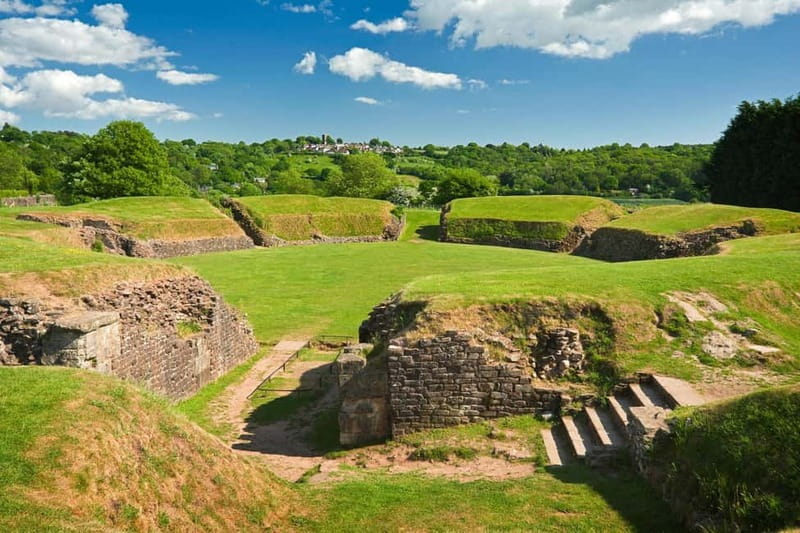 From Cardiff: Caerleon, Tintern Abbey and Three Castles Tour - Caldicot Castle in parkland