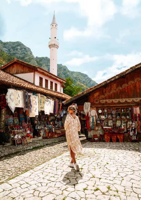 From Durres & Golem: Kruja Castle, Old Bazaar - Arriving at Kruja Castle and Skanderbeg Museum