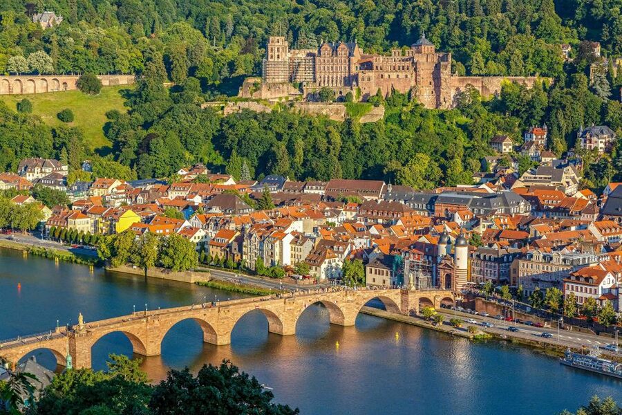 From Frankfurt: Heidelberg, Castle and Old City Guided Tour - Walking down into Heidelberg’s old city