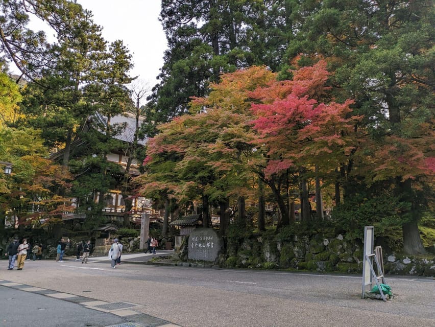 From Kanazawa: Eiheiji Buddhist Temple & Fukui Castle Town - Fukui Castle walls and an unusual seat of government