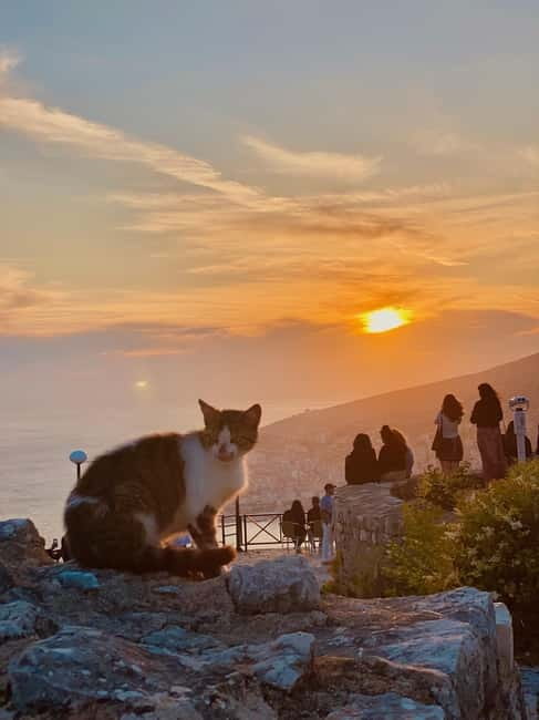 From Ksamil & Sarande: Blue eye & Lekursi Castle SUNSET - The drive from forest to hilltop castle