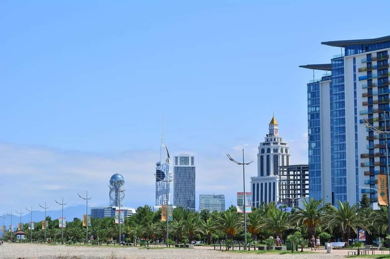 From Kutaisi: Batumi, Petra Fortress and Botanical garden - The Alphabet Tower and Europe Square