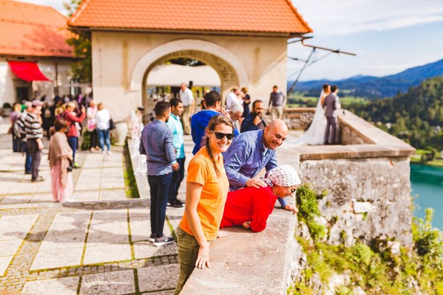 From Ljubljana: Lake Bled and Bled Castle Tour - Climbing to Bled Castle above the water
