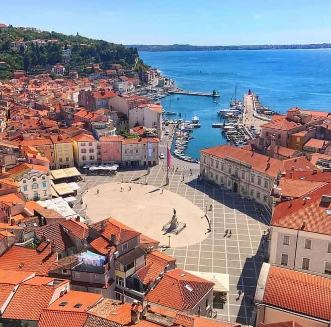 From Ljubljana: Postojna Cave, Predjama Castle, & Piran Tour - Piran, Tartini Square, and the Slovenian coast