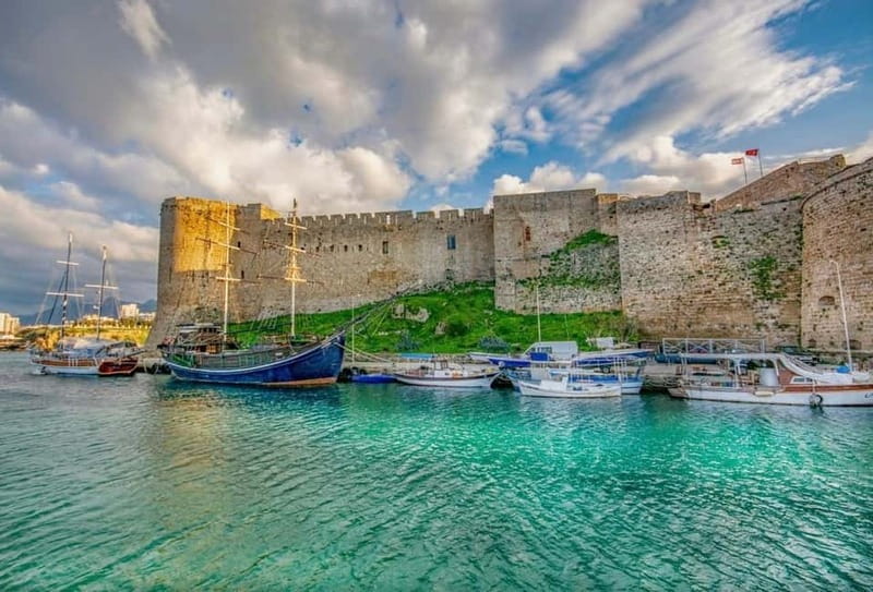 From North Cyprus: Kyrenia, St Hilarion Castle, Bellapais - Climbing through St Hilarion Castle
