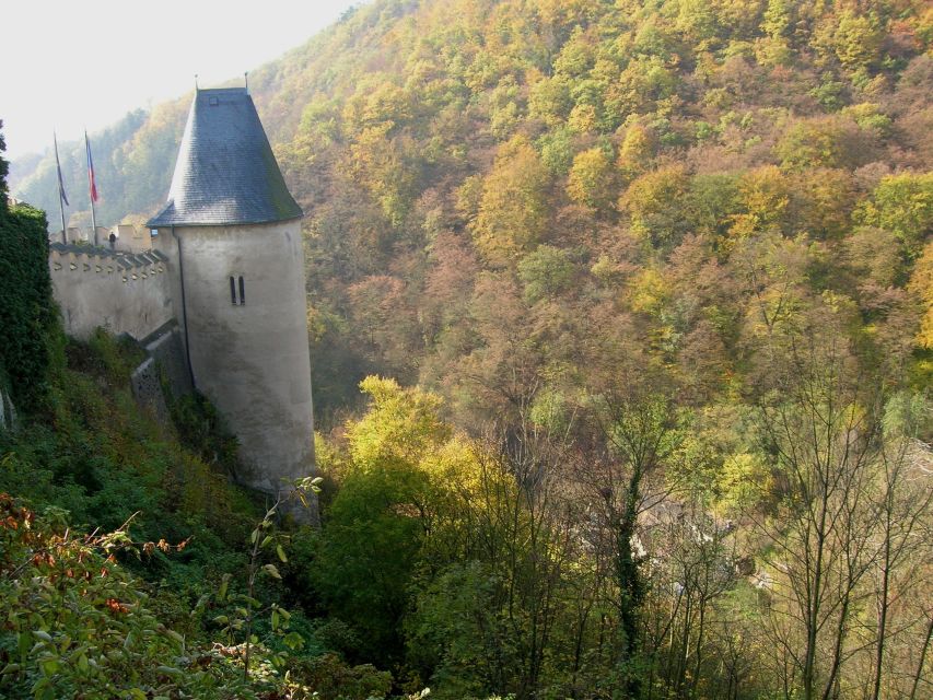 From Prague: Karlstejn Castle Skip-the-Line Ticket and Tour - The drive from Prague to the wooded hill
