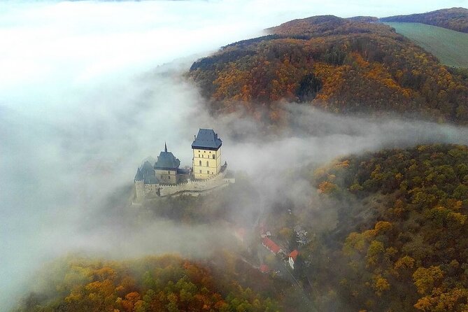 From Prague: Small-Group Karlstejn Castle & Koneprusy Caves Trip - Karlštejn Castle and the Imperial Residence route