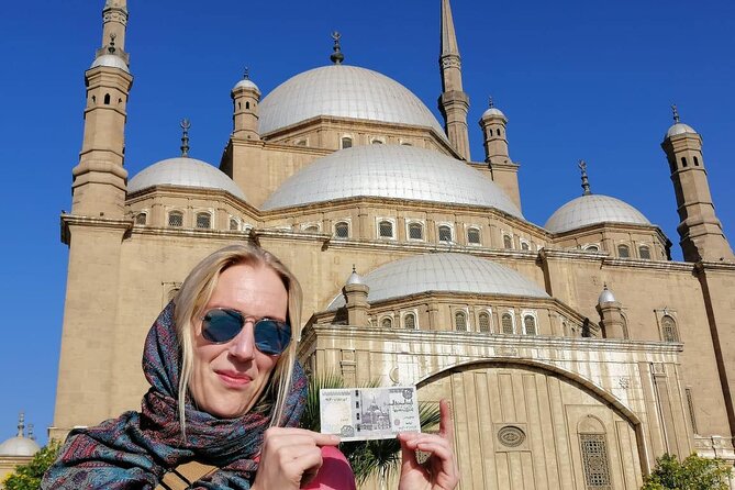 Full Day tour to great pyramids Sphinx Citadel and Bazaar - Muhammad Ali Mosque inside Saladin’s Citadel