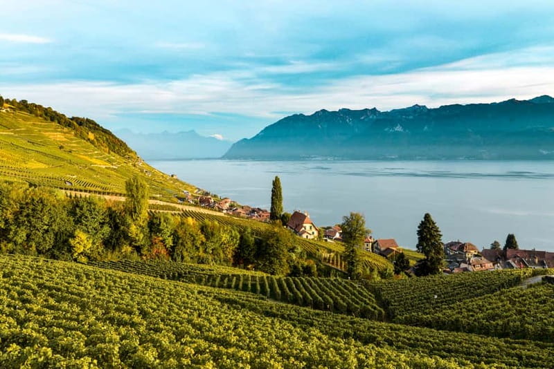 Geneva: Montreux, Chaplin’s World, Chillon Castle & Apéritif - Montreux connects lakeside scenery with music
