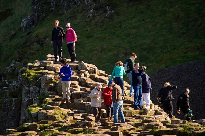 Giants Causeway & Castles Tour from Belfast: Guided tour - Portaneevy gives you the rope bridge view