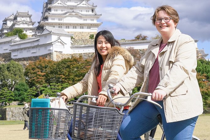 Half-day Himeji Castle Town Bike Tour with Lunch - Otokoyamahachimangu and the castle photo stop