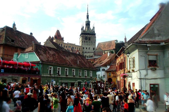 Halloween tour with 2 Halloween parties one at Bran Castle - Bran Castle after dark