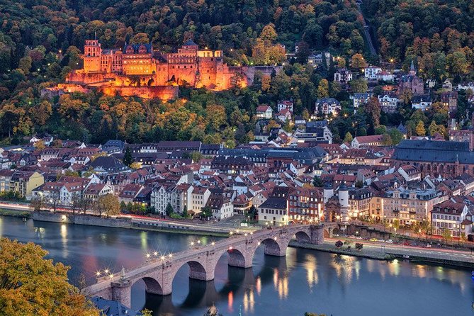 Heidelberg Castle and Old Town Tour from Frankfurt - The Terrace View and the Giant Wine Barrel