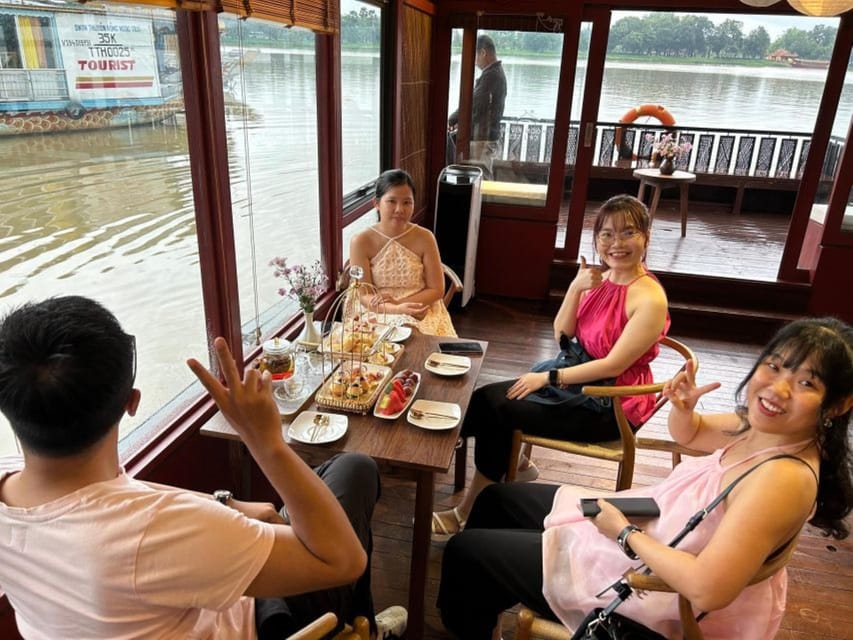 Hue: Dragon Boat Cruise, Imperial Citadel, & Market Day Trip - Lunch at a local restaurant