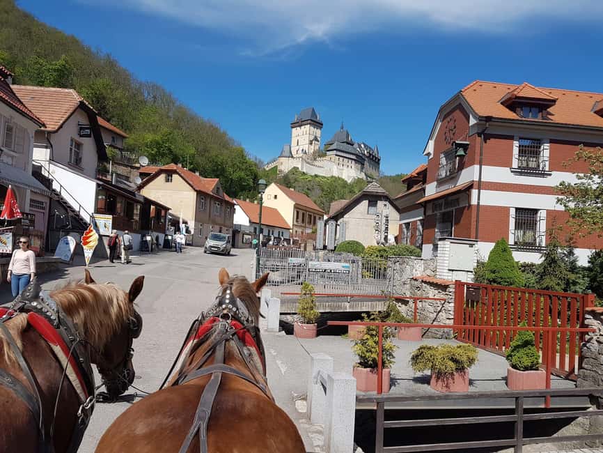 Karlštejn castle by horse carriage - What the $218 Group Price Really Buys