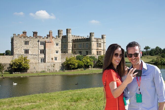 Leeds Castle Canterbury and Dover Private Tour from London - Leeds Castle: a graceful start near the water