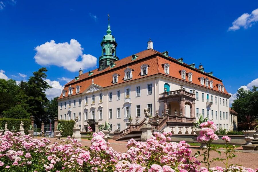 Lichtenwalde Castle: Guided tour - The Red Salon and Green Salon