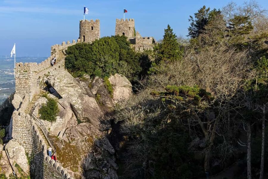 Lisbon: Sintra, Pena, Moorish Castle, Regaleira & Cascais - Monserrate Palace: a possible bonus stop