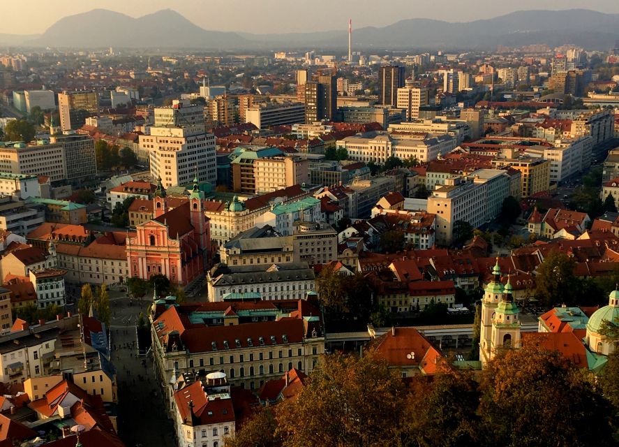 Ljubljana and Ljubljana Castle Sightseeing Tour - Taking the funicular up to Ljubljana Castle
