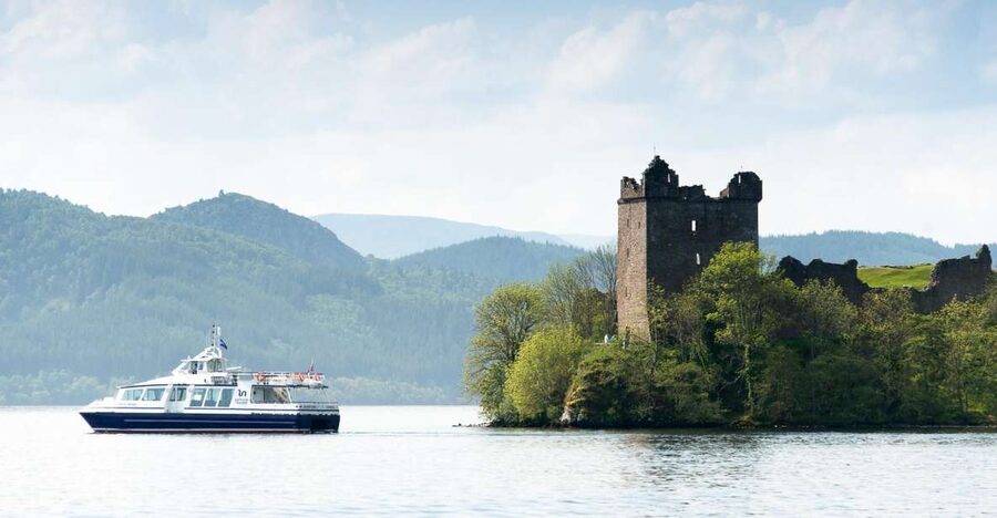 Loch Ness: Urquhart Castle Round-Trip Cruise - Seeing Urquhart Castle from the water