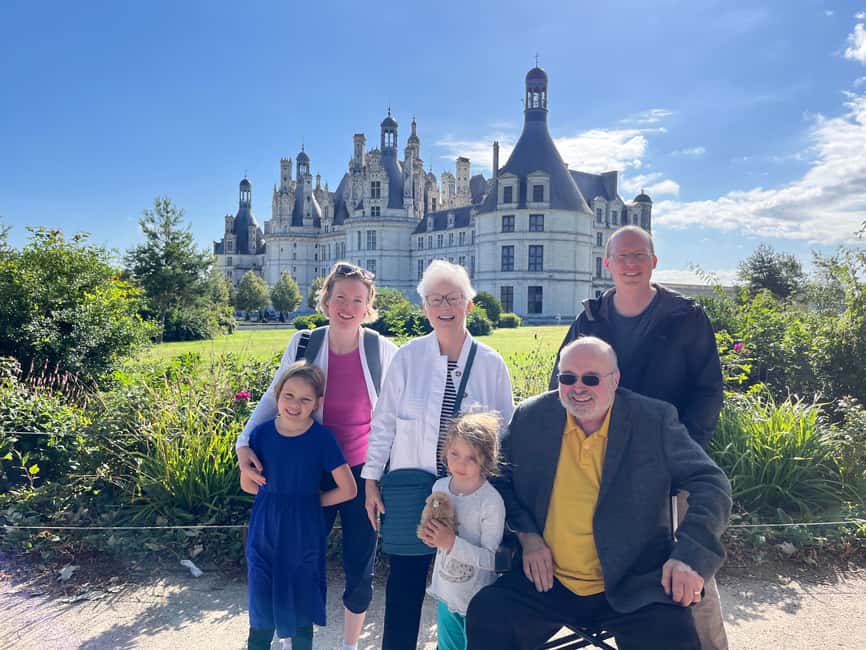 Loire Castles Day Trip & Wine Tasting - Chambord: grand scale and a famous staircase