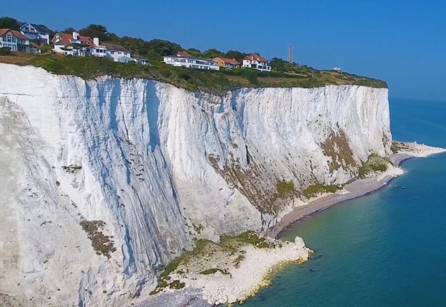 London: Canterbury Cathedral, Dover Castle, and White Cliffs - The White Cliffs above the English Channel