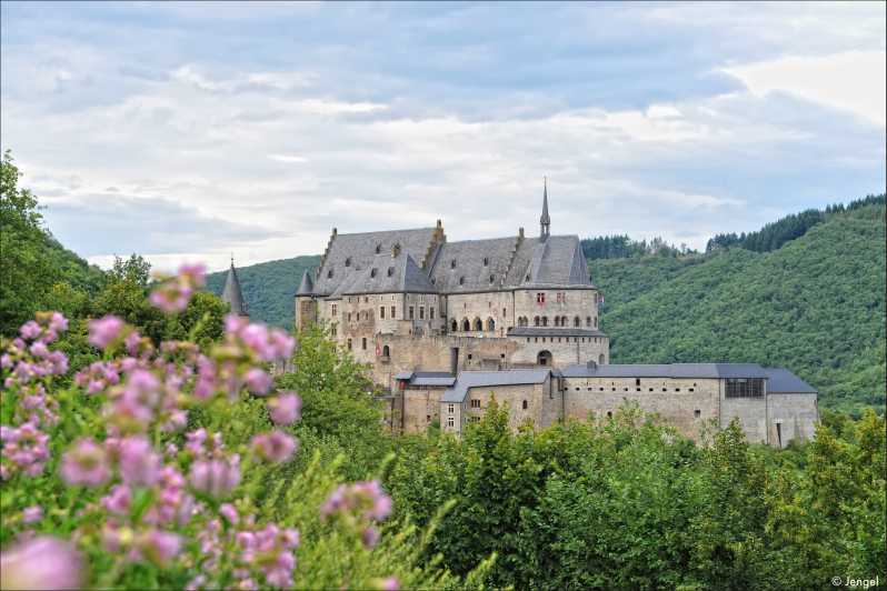 Luxembourg: Vianden Castle Entry Ticket - Arriving above the medieval town