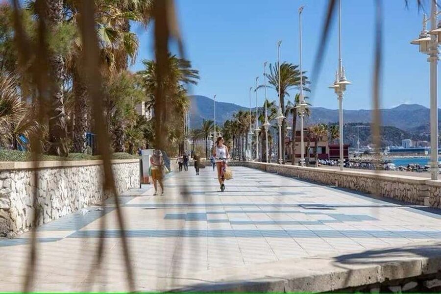 Malaga Walking Tour with Gibralfaro Castle & Alcazaba Visits - Following the Route Into the Harbor District