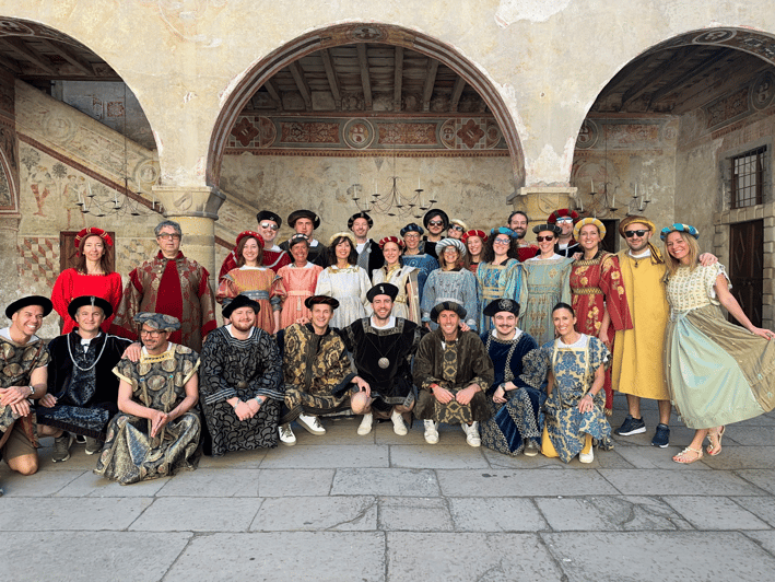 Malpaga Castle guided tour with period dresses - A Castle Visit Built Around Daily Life
