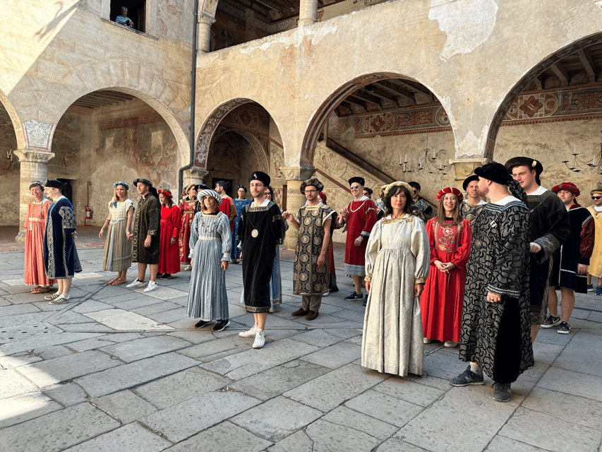 Malpaga Castle guided tour with period dresses - Practical Rules Inside the Castle