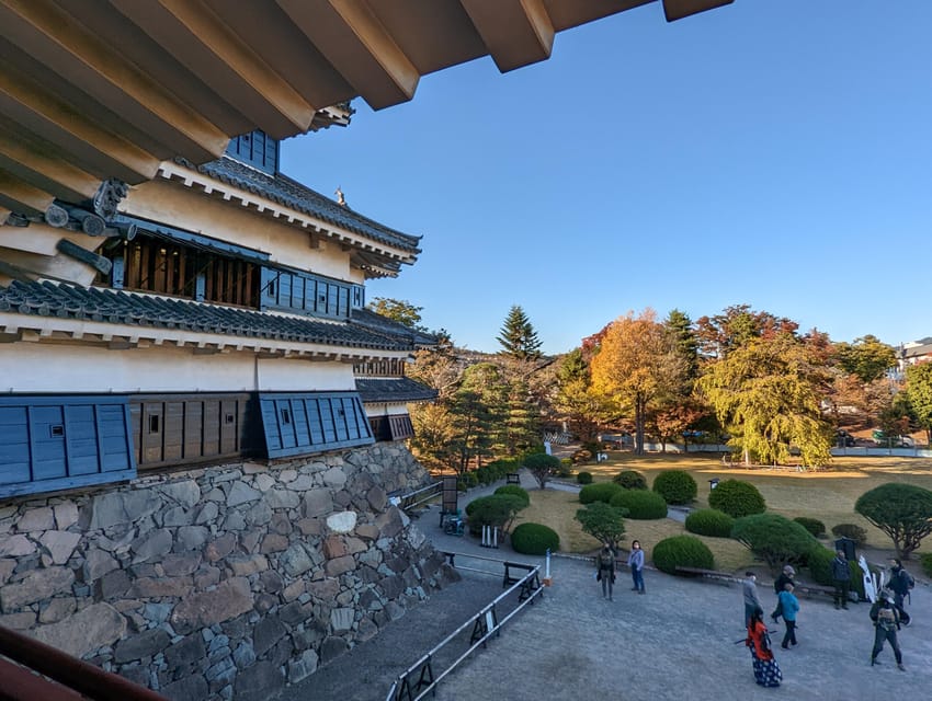 Matsumoto Castle Tour & Soba Noodle Making Workshop - Meeting your guide at Matsumoto Castle