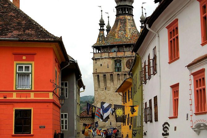 Medieval Sighisoara, Viscri Village and Rupea Citadel from Brasov - Sighisoara’s medieval streets and Clock Tower