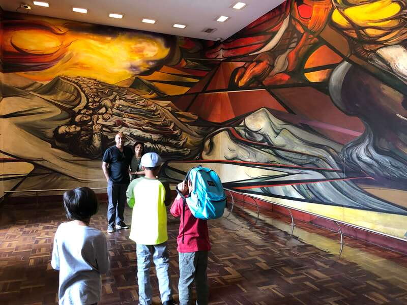 Mexico City: Art, History & gossip about Chapultepec Castle - The woods, aqueduct, and older stone carvings