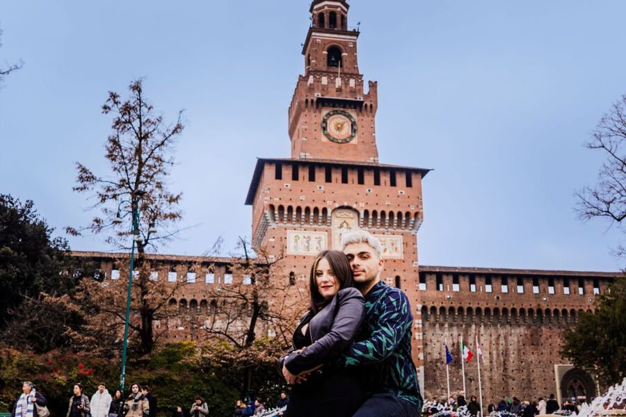 Milan: Professional Photoshoot Outside Sforza Castle - Why Sforza Castle makes a strong photo setting