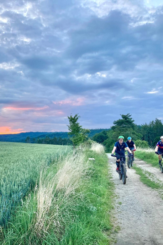 Mountain Biking Full Day Trip to The Karlstejn Castle - From Prague pickup to the first forest trail