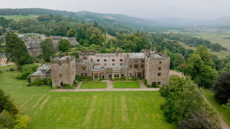Mountain Passes & Muncaster Castle from Oxenholme - The 2pm bird of prey display