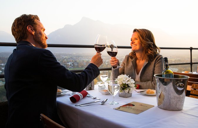 Mozart Concert and Dinner or VIP Dinner at Fortress Salzburg with River Cruise - Mozart in an intimate fortress room
