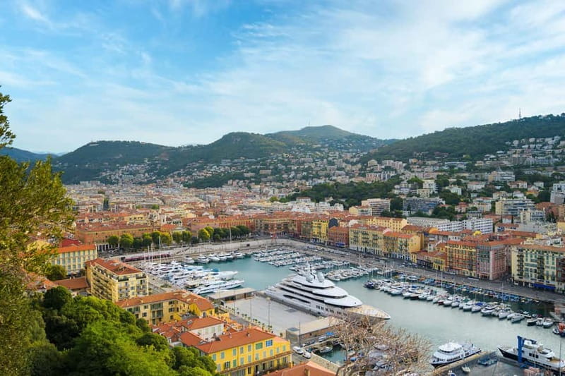 Nice: Guided E-Bike Tour with Castle Hill - Place Garibaldi and Place Massena on the way back