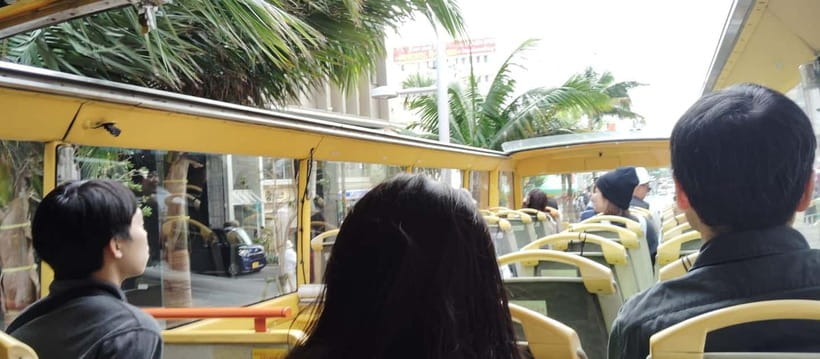 Okinawa: Double-Decker Open Top Bus Tour for Shuri Castle - Using the GPS audio guide on your phone