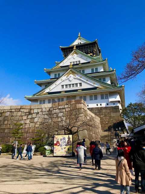 Osaka: Osaka Castle - Tsuruhashi - Tennoji (Spanish Guide) - Abeno Harukas and the city from above