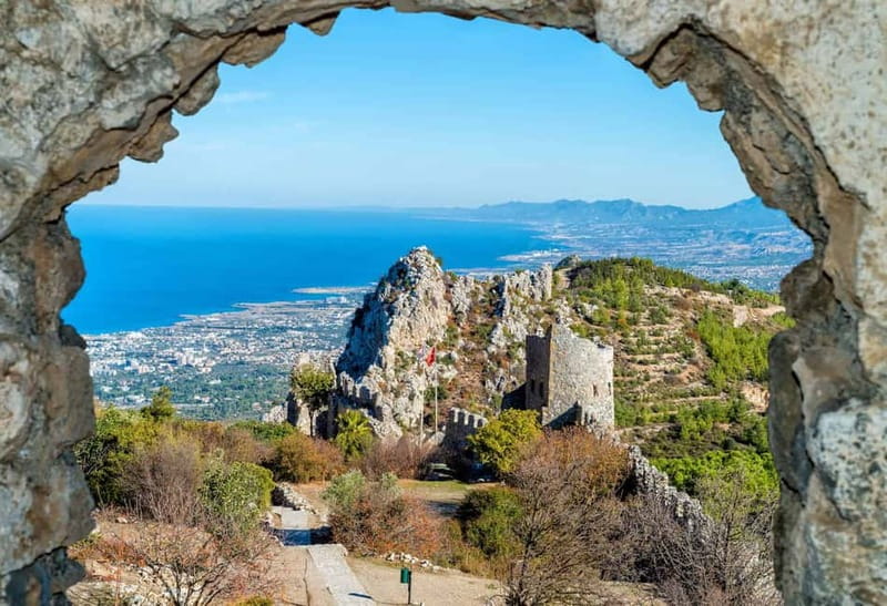 Paphos: Kyrenia, St. Hilarion Castle & Bellapais Abbey Tour - Kyrenia Castle and the old harbor