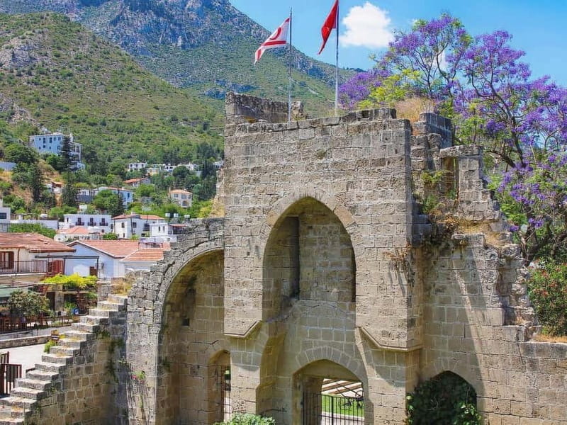 Paphos: Kyrenia, St. Hilarion Castle & Bellapais Abbey Tour - Bellapais Abbey and its Gothic stonework