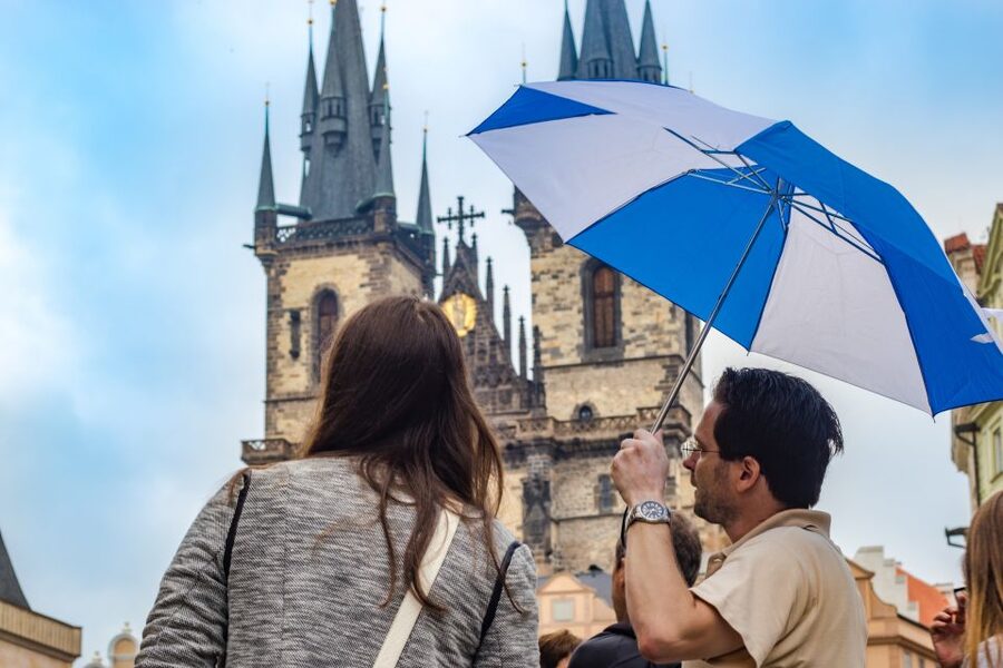 Prague: 3-Hour Walking Tour of Old Town & Prague Castle - Crossing Charles Bridge with the stories attached