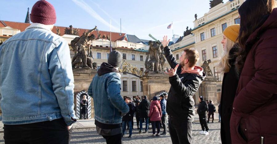 Prague: Castle Grounds & Highlights Walking Tour small-group - Prague Castle grounds: a thousand years in 90 minutes