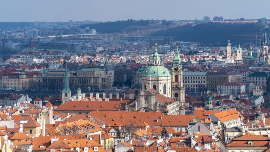 Prague: Castle Grounds & Highlights Walking Tour small-group - Old Royal Palace and St. George Basilica