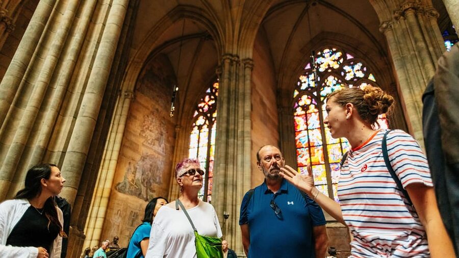 Prague Castle Interiors, Bus Tour and Vltava River Cruise - Key points at a glance
